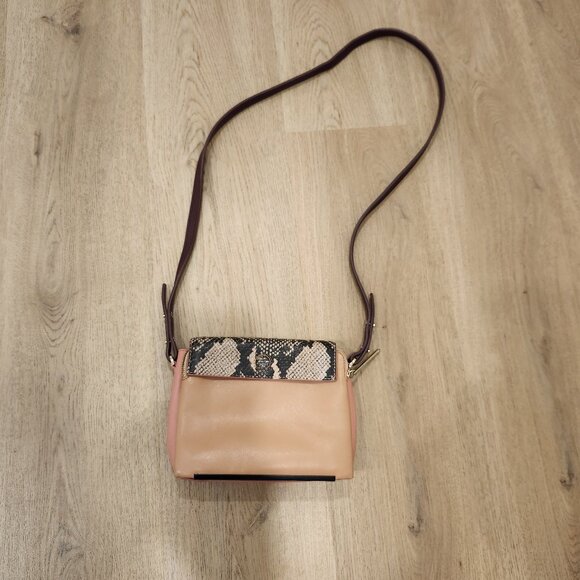 Pour La Victoire Pink Leather Bag - Picture 1 of 4